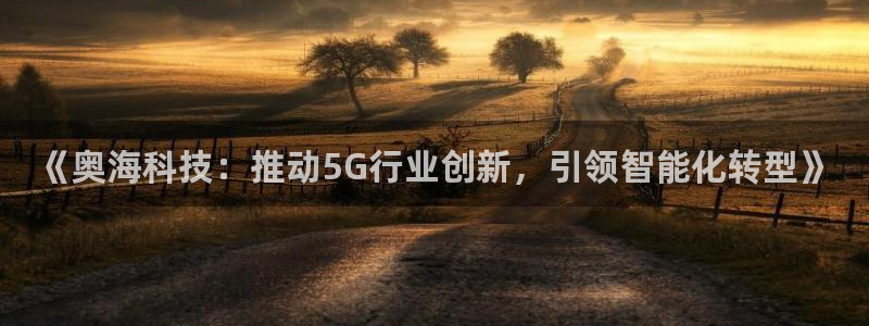 《奥海科技：推动5G行业创新，引领智能化转型》
